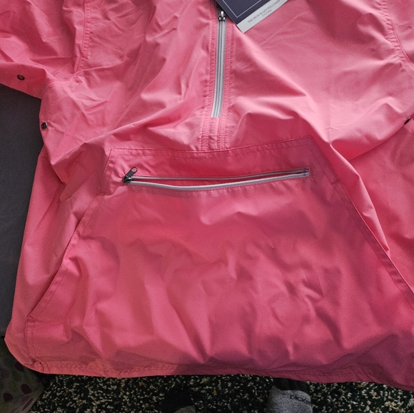 CHARLES RIVER PACK-N-GO PULLOVER CORAL WOMENS XS - Picture 6 of 7